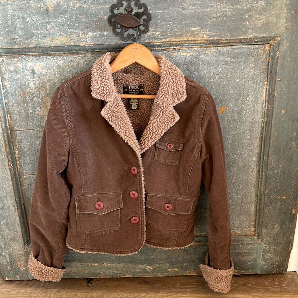 Vintage Fossil corduroy jacket. Size S